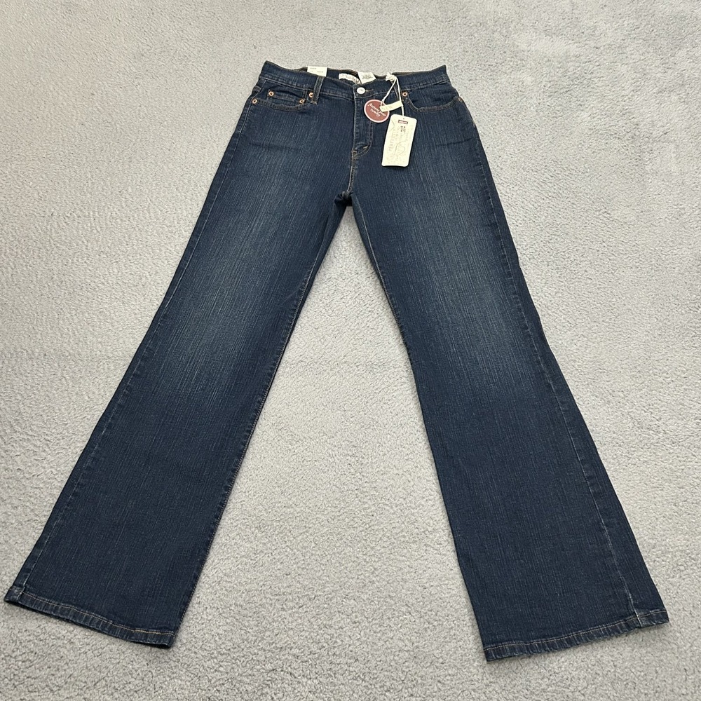 Levis Jeans Womens 12 Blue Denim 512 Perfectly Slimming Slim Fit Boot Cut Medium